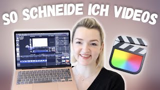 YOUTUBE VIDEOS SCHNEIDEN mit Final Cut Pro X 💻✂️ Anfänger Tutorial für YouTuber [upl. by Newby159]