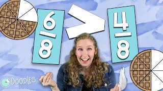 Comparing Fractions for Kids  Easy Math Lessons [upl. by Erodaeht114]