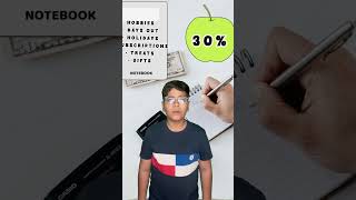 Budget 503020 rule explained by devansh shorts personalfinance [upl. by Nayk]