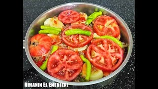 TENCEREDE PATATES OTURTMA TARİFİ NEFİS VE PRATİK YEMEK TARİFLERİ  NEFİS ANA YEMEK TARİFLERİ [upl. by Florrie]