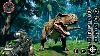 Wild Dinosaur 3D Zoo Hunter Game – Android Gameplay [upl. by Zsuedat]