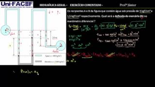 Hidraúlica Geral  Exercício Comentado [upl. by Ieluuk309]