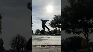 Tre flip in the sun ☀️ skateboarding sk8terboi treflip 360flip shorts skaterboy poser sk8 [upl. by Rube]