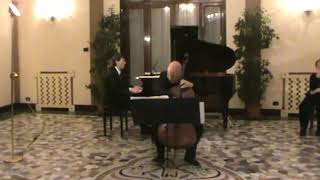 RSTRAUSS SONATA op 6 PACCAGNELLA cello FAGNOCCHI piano PADOVA [upl. by Naujaj714]