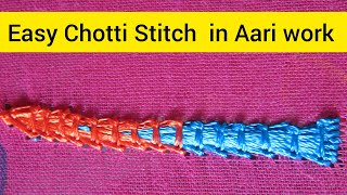 Aari work class arstylecorner1282 Chotti Stitch [upl. by Fairfax]