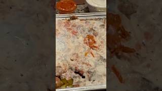 Adel’s famous halal food best gyro I haveloveyoutubeshortsfoodlovernewyork [upl. by Gretal]