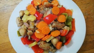 Chicken sweet and sourminatamis na manok [upl. by Tlok528]