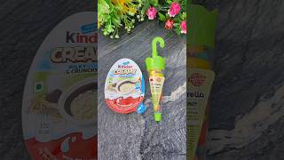 Kinder Creamy Joy With amrella Jems Chocolate Candy shortsytshorts [upl. by Rehprotsirhc852]