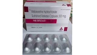 MEBISTAR 200 SR Capsules Mebeverine Hydrochloride Sustained Release Capsules 200 mg [upl. by Mavilia]