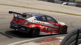 Forza Motorsport Honda CIVIC TCR Car Racing Around The Nurburgring [upl. by Partan]