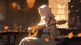 Fantasy BardTavern Ambience Relaxing Sleep Music Medieval Music  Guitar Bard [upl. by Gnex288]