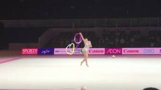 Salome Pazhava ribbon Aeon Cup 2015 [upl. by Wise]