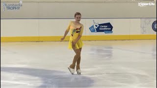 Ekaterina Kurakova POL Lombardia Trophy 2022 FS [upl. by Kaufmann]