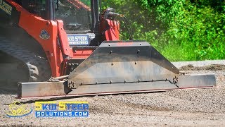 Skeer Pro Plus Skid Steer Grader Attachment  Product Overview  Demo [upl. by Aday]