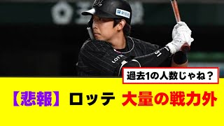 【悲報】ロッテ 大量の戦力外【なんJまとめ】【2ch 5ch】 [upl. by Suckram]