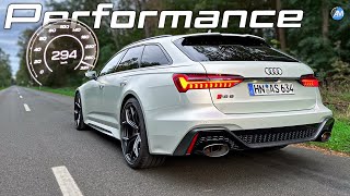 NEW RS6 Performance 630hp  0290 kmh acceleration🏁  by Automann in 4K [upl. by Apfel]