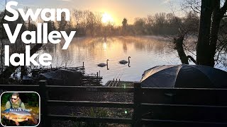 WINTER CARP FISHING 24 hours on Swan Valley lake Yateley [upl. by Suiremed]