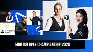 🔴LIVEReanne Evans Vs Mink Nutcharut ENGLISH OPEN SNOOKER CHAMPIONSHIP 2024 score board [upl. by Allebasi]