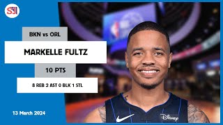 MARKELLE FULTZ 10 PTS 8 REB 2 AST 0 BLK 1 STL vs BKN  20232024 ORL  Player Full Highlights [upl. by Phylis]