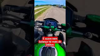 É suave botar 240km a moto nem balança automobile moto vlog z900 kawasaki honda youtube bmw [upl. by Enneillij]