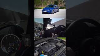 300 HP VW Golf 7R  0 100 kmh Acceleration with Launch Control Volkswagen GolfR launchcontrol [upl. by Acinorav]