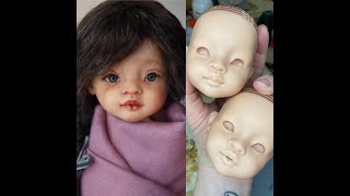 How to carve lips for custom doll Paola Reina shorts [upl. by Jarlath856]