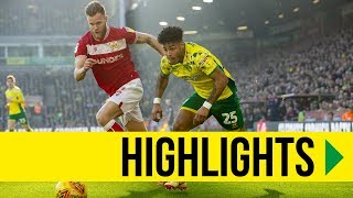 HIGHLIGHTS Norwich City 32 Bristol City [upl. by Tubb642]