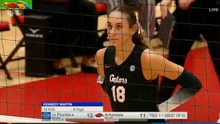 Florida vs Arkansas  2024 Womens College Volleyball Oct 30 2024 [upl. by Aneleasor]