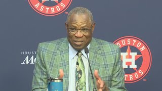 Astros Manager Dusty Baker Jr Announces Retirement  CW39 HOUSTON [upl. by Ck]