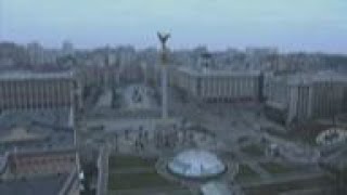 Air raid sirens sound over the Ukrainian capital [upl. by Seys63]