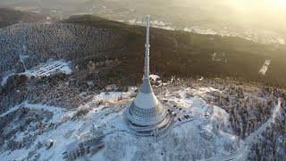 Ještěd Czech republic  dron DJI PHANTOM 4 [upl. by Rambert470]