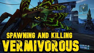 How To Spawn Vermivorous The Invincible  Borderlands 2  Solo TVHM [upl. by Aramoix]