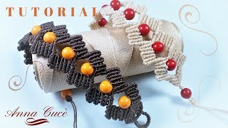 Tutorial macrame bracelet quotFlora quot Diy tutorial [upl. by Aneeles]