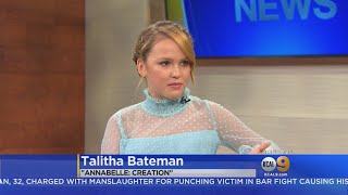 Actress Talitha Bateman Discusses Role In Annabelle Creation [upl. by Ioves540]