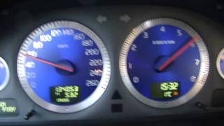 2006 Volvo V70R Acceleration 0140kmh [upl. by Tenay805]