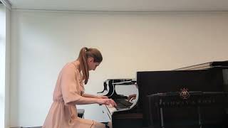 Rozálie Stoklasová  J S Bach Prelude and Fugue no5 in G major BWV 884 [upl. by Pinckney]