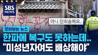 한파에 복구도 못하는데…quot미성년자여도 배상 해야quot  SBS  모아보는 뉴스 [upl. by Sedicla433]