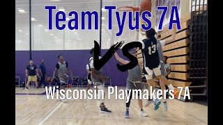 Team Tyus 7A vs Wisconsin Playmakers 7A [upl. by Ardnik]