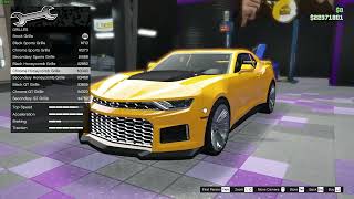 GTA 5 Declasse Vigero ZX Customization Chevrolet Camaro ZL1 [upl. by Yeo756]