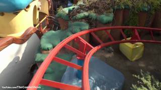 Gadgets Go Coaster HDPOV ToonTown Disneyland Resort California [upl. by Secnarfyram]