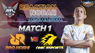 RRQ HOSHI VC ONIC ESPORTS MATCH 1  BEGINILAH ALBERTTT YANG GW KENAL [upl. by Llerreg]