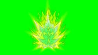 DBZ Super Saiyan Green Screen Clip  Dragon ball Z Chroma Key [upl. by Mullen]