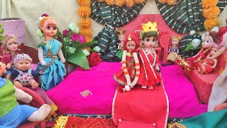 Barbie Doll All Day Routine In Indian VillageRadha Ki Kahani Part 193Barbie Doll Bedtime Story [upl. by Ddarb]