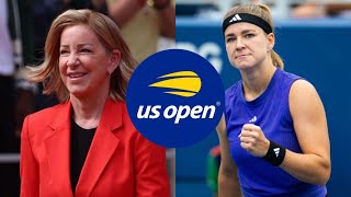 US Open star taken aback after being grilled on controversial comments made about her  Tennis News [upl. by Aiva]