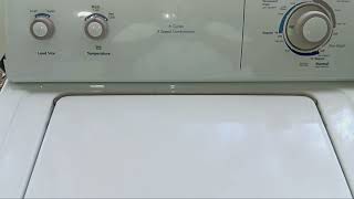 2002 Whirlpool Direct Drive Washer  Last Video [upl. by Ecneps141]