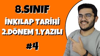 8Sınıf İnkılap Tarihi 2Dönem 1Yazılı [upl. by Lihka]