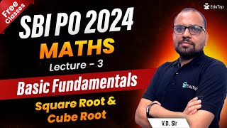 Basic Fundamental Maths for SBI PO 2024  Maths Syllabus Preparation for SBI PO  EduTap Classes [upl. by Shaya]