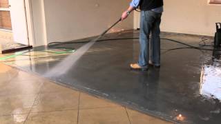 How to seal and colour old and stained concrete with DiamondCoat Tintable Sealer [upl. by Kuska]