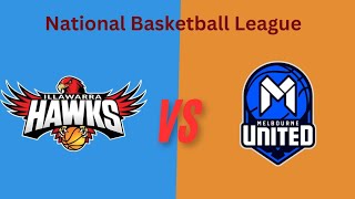 Illawarra Hawks Vs Melbourne United Live Points  National Basketball League  2024 [upl. by Codee505]