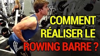 Comment réaliser le rowing à la barre   QuestionMuscu Ep 35 [upl. by Ramyar850]